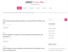 Tablet Screenshot of greatfashionideas.com